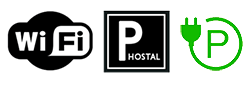 Free WiFi + Private Parking at the Hostal